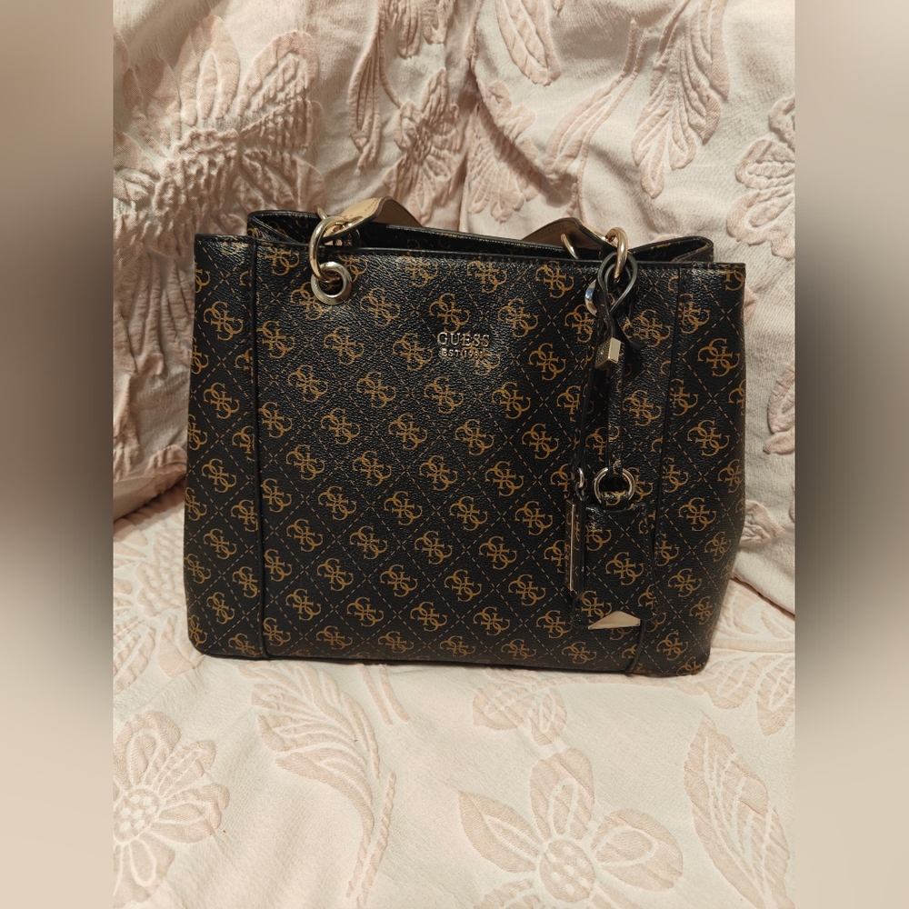 GUESS Black and Brown Women's Bag